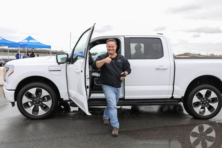 MotorTrend said the Lightning is “the first and (for now) only electric truck for ‘truck people.’” - IMAGE: Ford