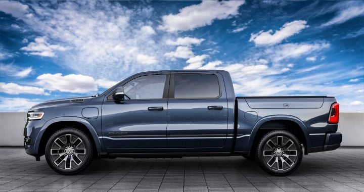 Stellantis is unveiling the Ram 1500 Ramcharger battery-electric truck in the 2025 model year as it moves toward EV production. - IMAGE: Stellantis