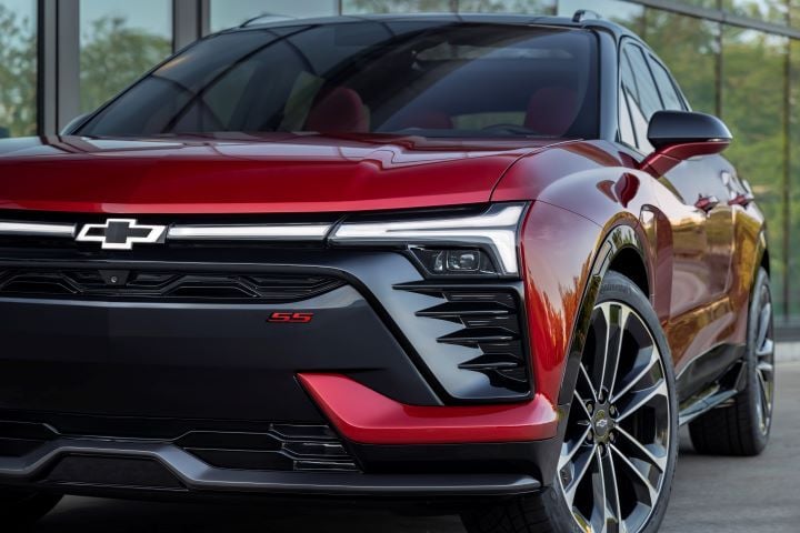 GM has said its Chevrolet Blazer EV, as well as the Cadillac Lyriq, are no longer eligible for the federal tax credit but that its Chevrolet Bolt EV continues to qualify. - IMAGE: General Motors