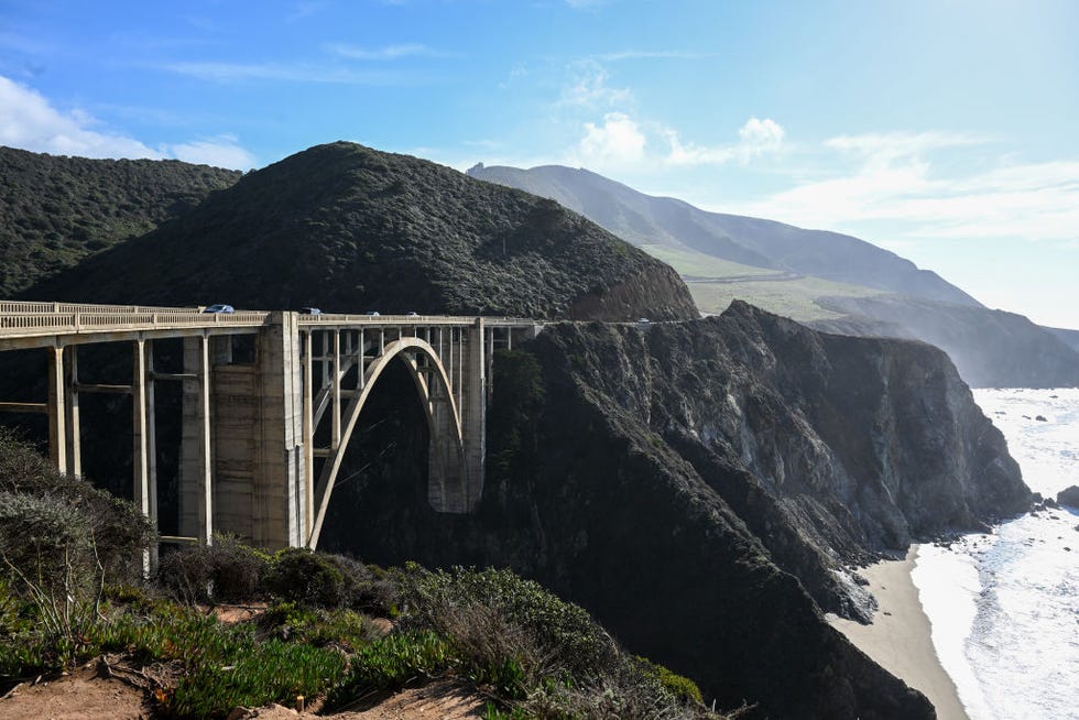 pacific coastline of big sur, california