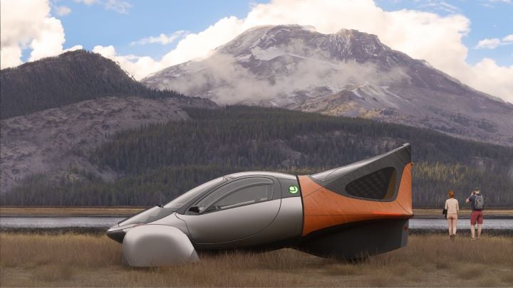 The startup plans a series of vehicles that can run partially on solar power. - Aptera