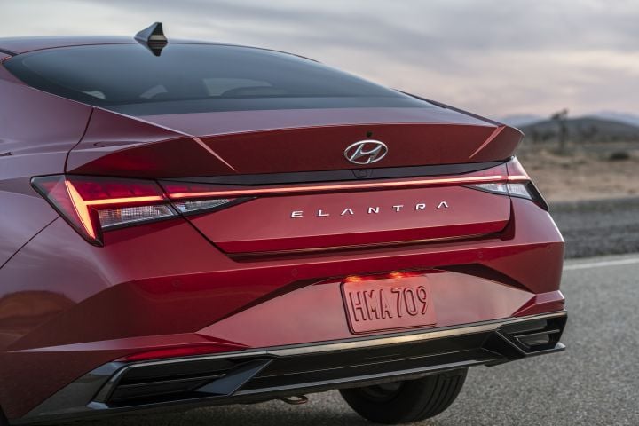 The 2022 Elantra is among multiple models affected by the recall. - Hyundai